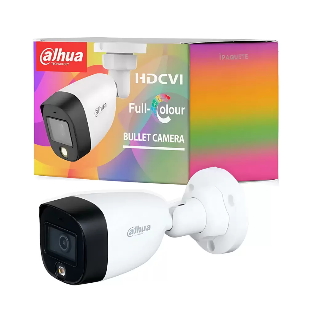 CAMARA BULLET 1080P DAHUA FULL COLOR 2.8MM DH-HAC-HDW1209CLN-LED